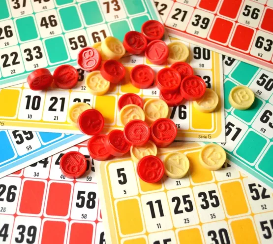 loto, cartes et jetons